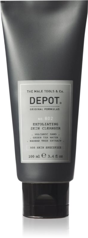 DEPOT 800 SKIN SPECIFICS NO. 802 EXFOLIATING SKIN CLEANSER gel exfoliant de curatare pentru barbati
