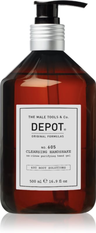 DEPOT 600 BODY SOLUTIONS NO. 605 CLEANSING HAND SHAKE gel de curățare de maini 500 ml