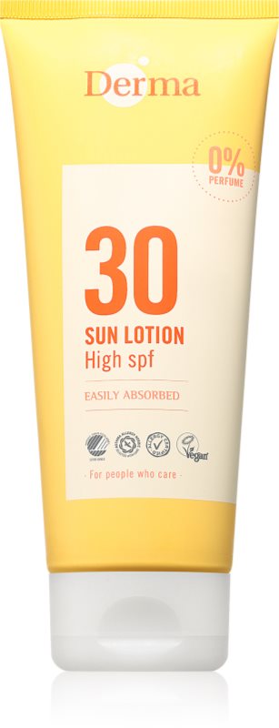 Derma Sun Lotion loțiune pentru plaja SPF 30 200 ml