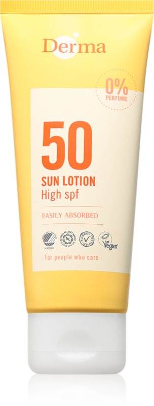 Derma Sun Lotion loțiune pentru plaja SPF 50 100 ml