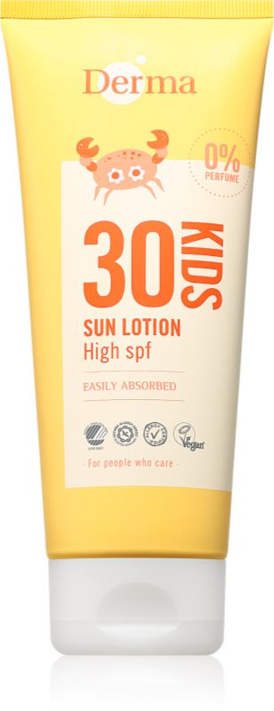 Derma Kids lapte de soare pentru copii SPF 30 200 ml