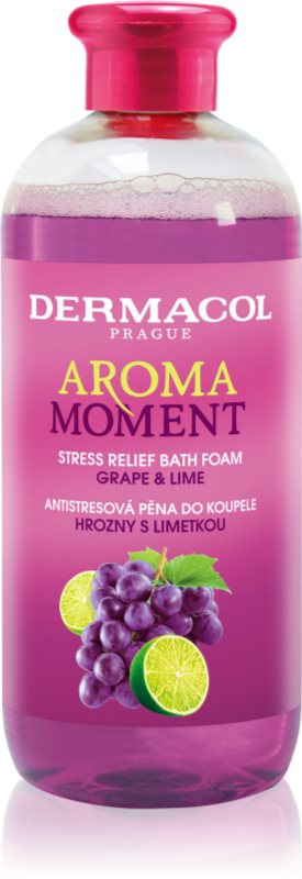 Dermacol Aroma Moment Grape & Lime spumă de baie anti-stres 500 ml