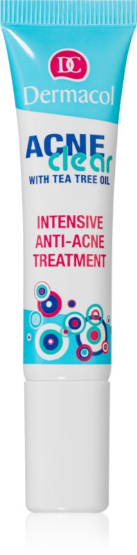 Dermacol Acne Clear ingrijire intensiva pentru pielea problematica fără parfum 15 ml