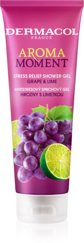 Dermacol Aroma Moment Grape & Lime gel de dus anti-stres 250 ml