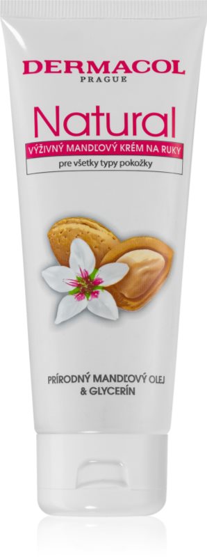 Dermacol Natural cremă hrănitoare de migdale pentru maini si unghii 100 ml