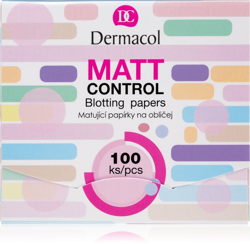 Dermacol Matt Control foițe cu efect matifiant 100 buc