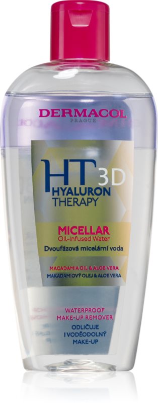 Dermacol Hyaluron Therapy 3D apa micelara 2 in 1 cu acid hialuronic 200 ml
