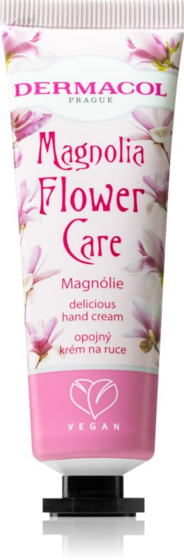 Dermacol Flower Care Magnolia crema de maini hranitoare cu arome florale 30 ml