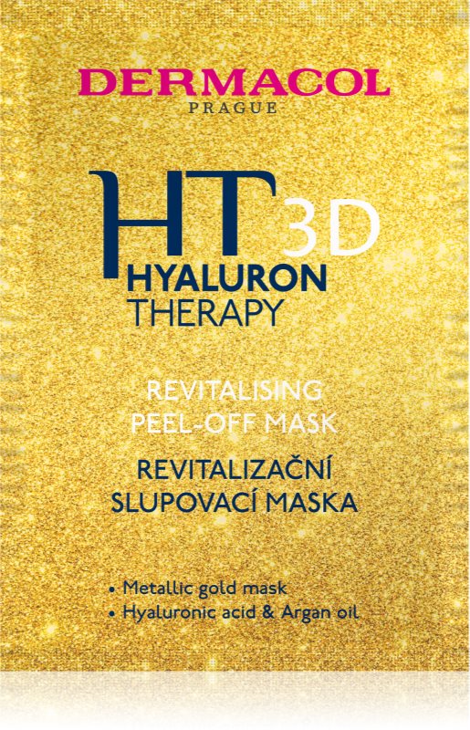 Dermacol Hyaluron Therapy 3D masca revitalizanta pentru fata cu efect de peeling cu acid hialuronic 15 ml