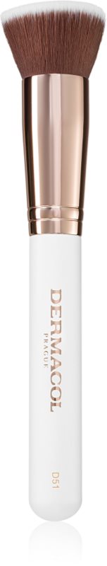 Dermacol Accessories Master Brush by PetraLovelyHair pensula pentru aplicarea produselor cu consistenta lichida sau cremoasa D51 Rose Gold 1 buc