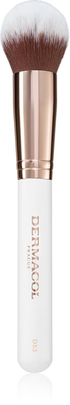 Dermacol Accessories Master Brush by PetraLovelyHair pensulă pentru contur și bronzer D53 Rose Gold 1 buc