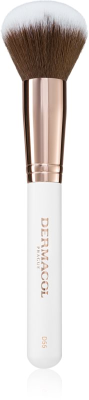 Dermacol Accessories Master Brush by PetraLovelyHair pensula pentru aplicarea pudrei D55 Rose Gold 1 buc