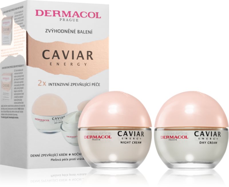 Dermacol Caviar Energy lift crema de fata pentru fermitate pachet duo