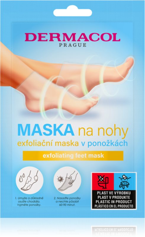 Dermacol Foot Mask Exfoliating sosete exfoliante pentru hidratarea picioarelor 1 pereche
