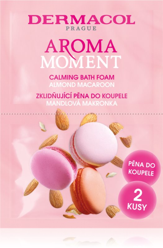 Dermacol Aroma Moment Almond Macaroon spuma de baie 2x15 ml
