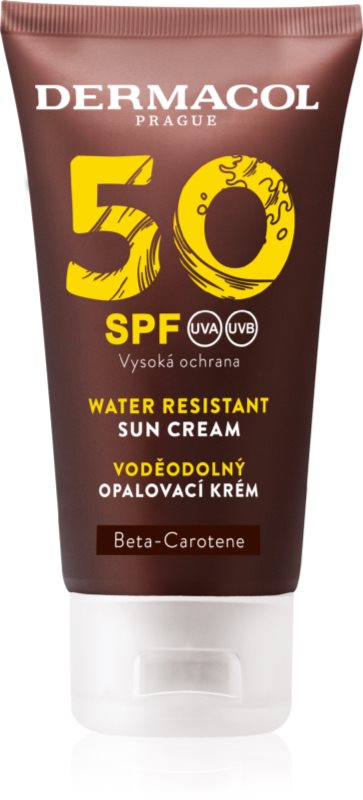 Dermacol Sun Water Resistant protectie solara rezistenta la apa pentru fata SPF 50 50 ml