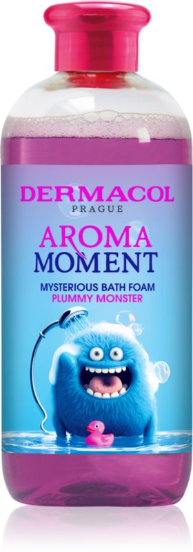 Dermacol Aroma Moment Plummy Monster spuma de baie pentru copii parfum Plum 500 ml