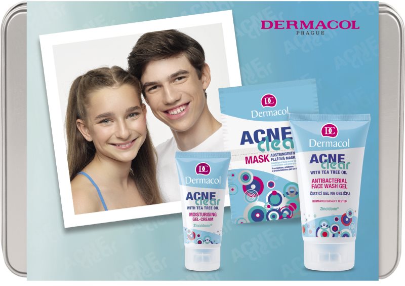 Dermacol Acne Clear set cadou pentru ten acneic