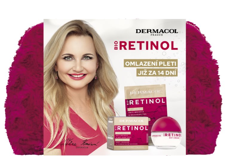 Dermacol Bio Retinol set cadou pentru intinerirea pielii