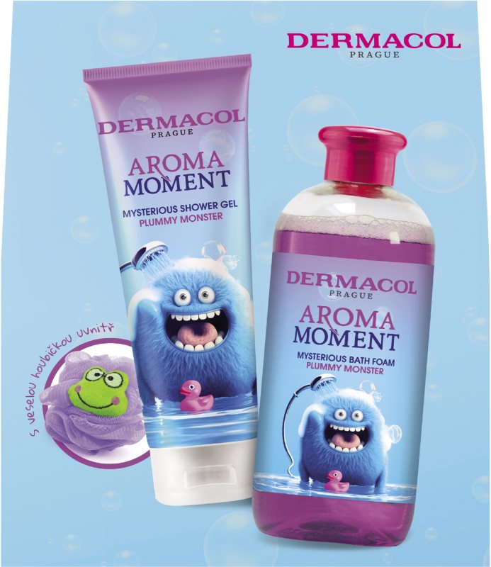 Dermacol Aroma Moment Plummy Monster set cadou pentru copii Plum