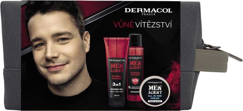 Dermacol Men Agent Eternal Victory set cadou pentru utilizarea de zi cu zi pentru bărbați