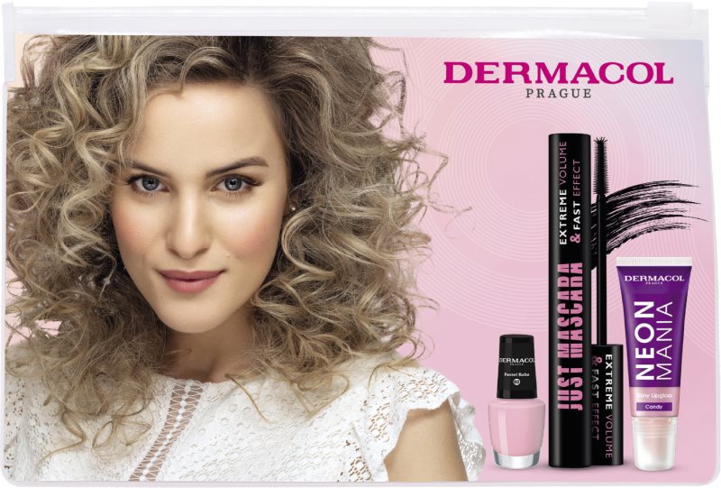 Dermacol Just Mascara set cadou pentru look perfect Black