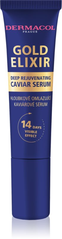 Dermacol Gold Elixir ser de reparare in profunzime cu caviar 12 ml