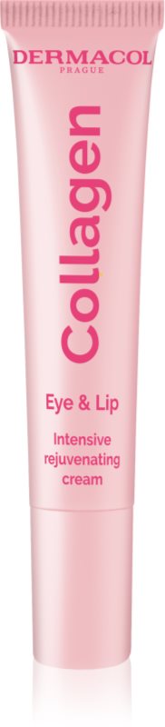 Dermacol Collagen cremă intensivă cu efect de întinerire pentru ochi și buze 15 ml