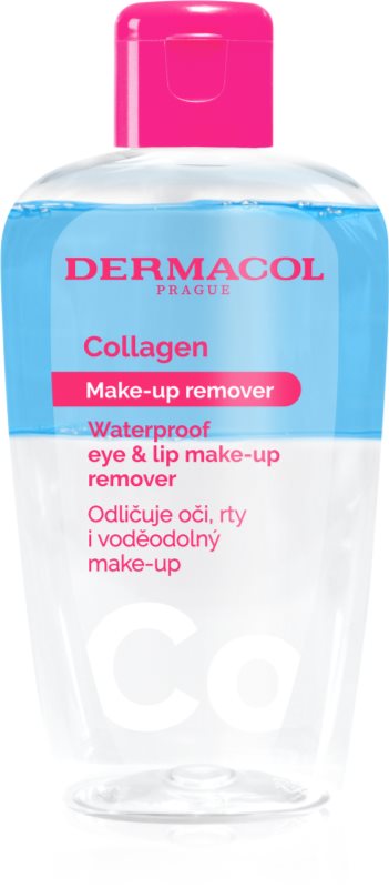 Dermacol Collagen demachiant bifazic rezistent la apa pentru buze si ochi 150 ml