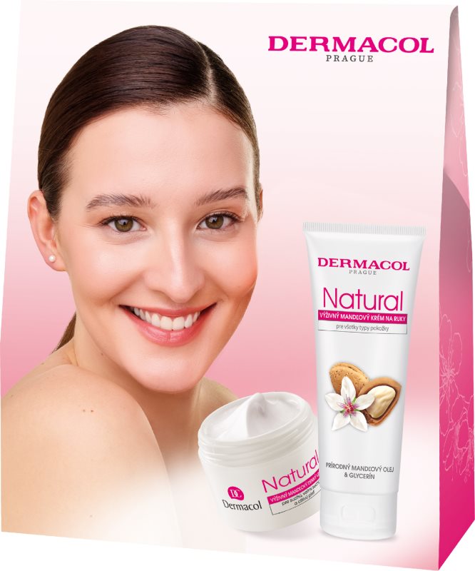 Dermacol Natural set cadou cu ulei de migdale