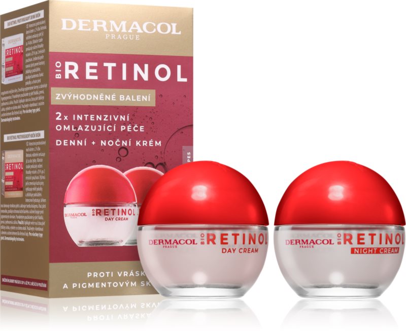 Dermacol Bio Retinol crema de zi si de noapte pachet duo