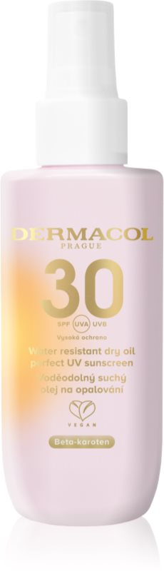 Dermacol Sun ulei uscat cu protecție solară rezistent la apa SPF 30 150 ml