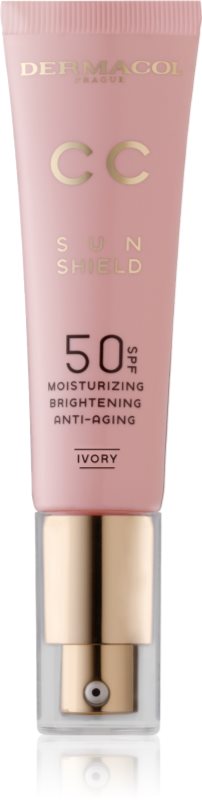 Dermacol Sun Shield crema CC SPF 50 culoare Ivory 30 ml