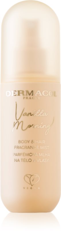 Dermacol Vanilla Morning brumă parfumată pentru corp si par pentru femei 150 ml
