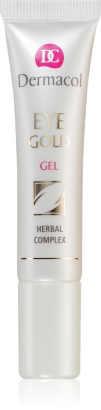 Dermacol Gold gel revigorant împotriva ridurilor și a cearcănelor întunecate 15 ml
