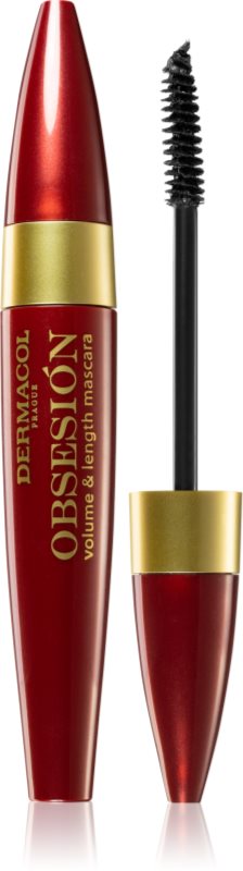 Dermacol Obsesión mascara pentru volum, alungire si separarea genelor Black 12 ml
