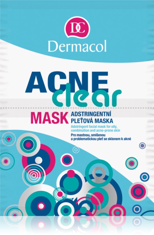 Dermacol Acne Clear mască pentru față pentru ten acneic 2x8 g