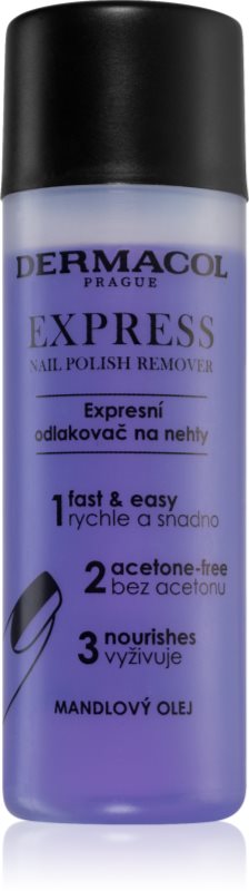 Dermacol Nail Care Express dizolvant pentru oja fara acetona 120 ml