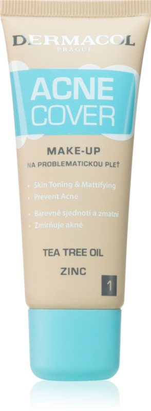 Dermacol Acne Cover machiaj calmant cu ulei din arbore de ceai