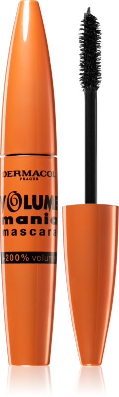 Dermacol Volume Mania +200% Volume mascara pentru extra volum culoare Black 10,5 ml