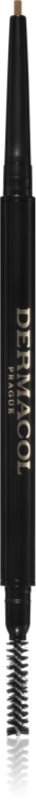 Dermacol Eyebrow Micro Styler creion pentru sprancene cu pensula culoare No.01 0,1 g
