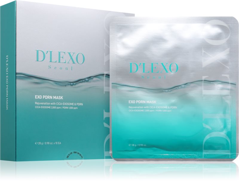 Dermaline D'LEXO Exo PDRN Mask masca pentru celule cu efect de intinerire 10x28 g
