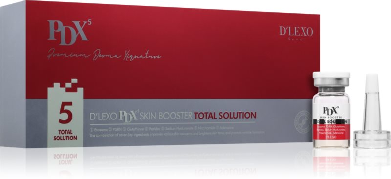 Dermaline D'LEXO PDX5 Skin Booster Total Solution tratament intens de intinerire 5x5 ml