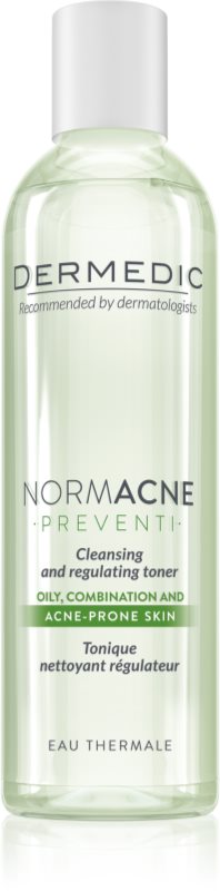 Dermedic Normacne Preventi demachiant calmant tonic pentru ten gras și mixt 200 ml