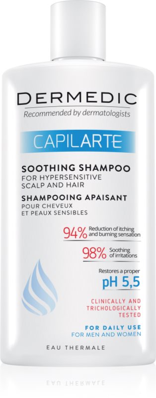 Dermedic Capilarte sampon cu efect calmant pentru piele sensibila si iritata 300 ml
