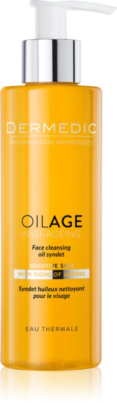 Dermedic Oilage Anti-Ageing ulei pentru spălarea feței, cu detergent sintetic 200 ml