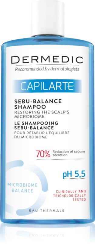 Dermedic Capilarte sampon pentru curatarea profunda a scalpului seboreic 300 ml
