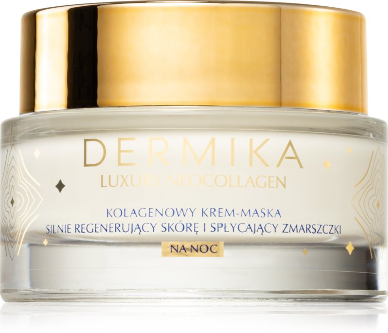 Dermika Luxury Neocollagen cremă-mască de noapte regeneratoare cu colagen 50 ml