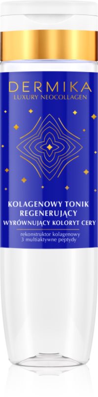 Dermika Luxury Neocollagen tonic pentru uniformizarea nuantei tenului 200 ml