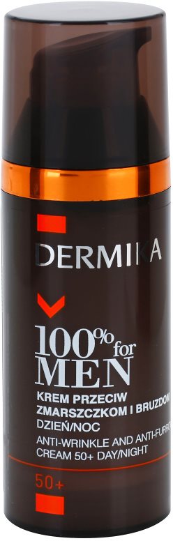 Dermika 100% for Men Crema impotriva ridurilor profunde. 50+ 50 ml